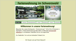 Desktop Screenshot of ferien-alpirsbach.de